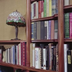 detail of bookcase