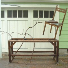 Outdoor Sculpture of Dancing Chair
