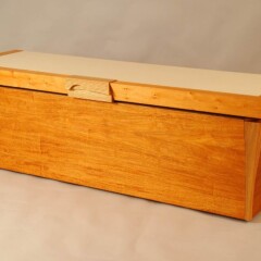 large wood chest